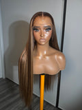 4/27 HIGHLIGHTED STRAIGHT HD LACE WIG