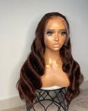 HD BODY WAVE BROWN LACE FRONTAL WIG